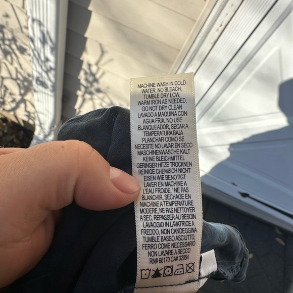 Anthropologie Brown and Blue Maxi Shirt Dress - Picture 11 of 11